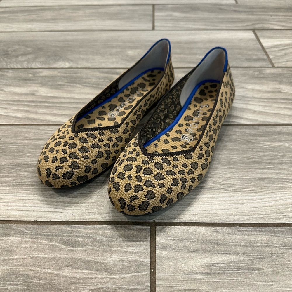 Rothy’s Animal Print Ballet Flats (Women’s Size 8.5)